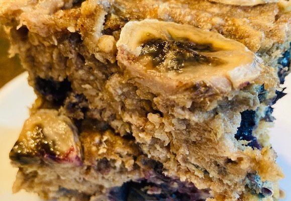 Banana Blueberry Bars