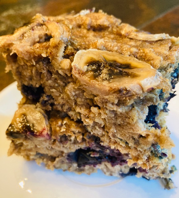 Banana Blueberry Bars