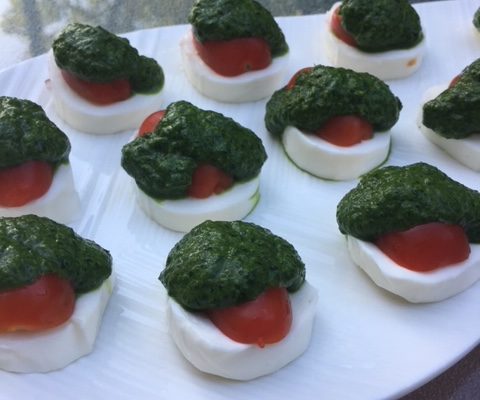 Mozarella Pesto Appetizers