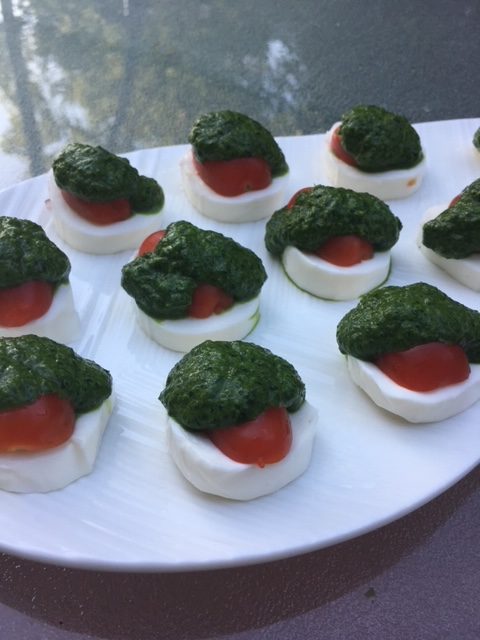 Mozarella Pesto Appetizers