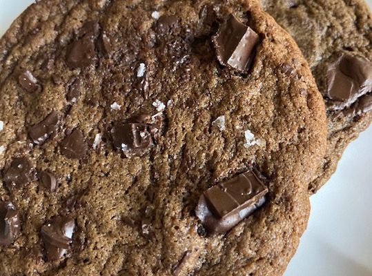 Double Chocolate Chunk Cookies