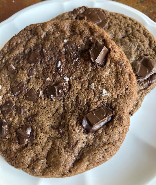 Double Chocolate Chunk Cookies