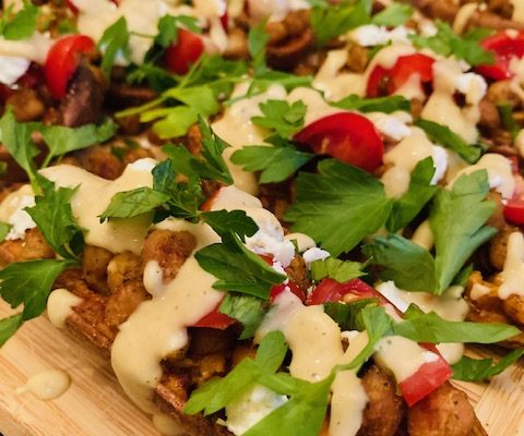 Mediterranean Sweet Potato Boats