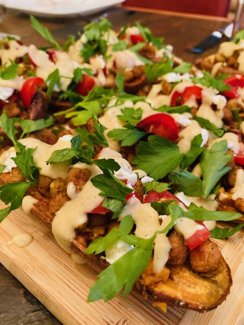 Mediterranean Sweet Potato Boats