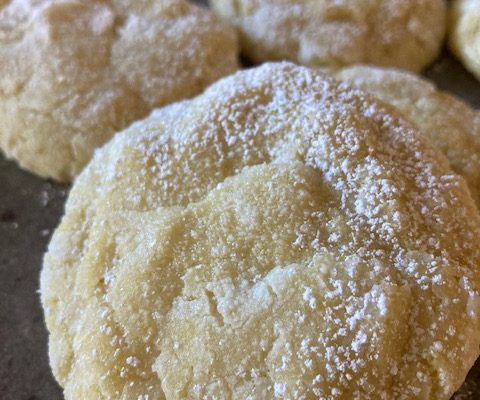 Lemon Crinkle Cookies