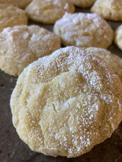 Lemon Crinkle Cookies