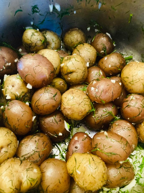 Instant Pot Baby Potatoes With Dill & Butter