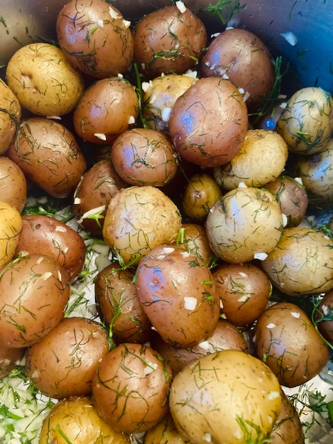 Garlic Dill Potatoes