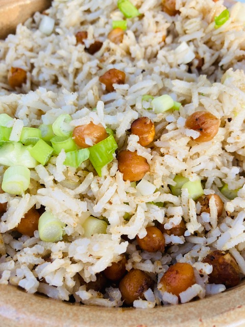 Brown Rice With Chickpeas