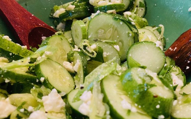 Herby Cucumber Salad