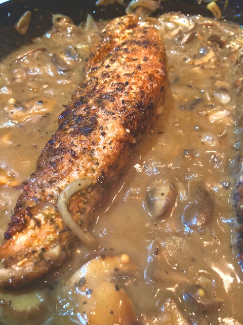 Pork Tenderloin with Mushroom Gravy - Cook With Sunshine