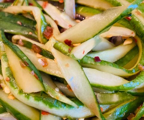 3 Ingredient Teriyaki Cucumbers