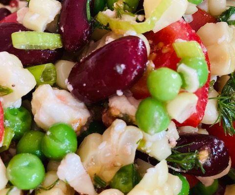 Corn and Kidney Bean Salad