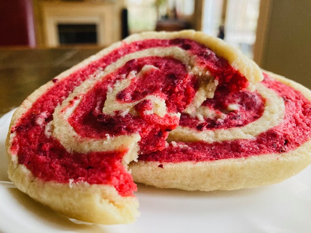 Raspberry Swirl Sugar Cookies